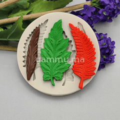Moule Silicone 3 Feuilles d'Arbre