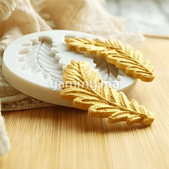 Moule Silicone 2 Branches d'Olive feuille pate a sucre