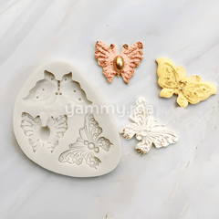 Moule Silicone 3 Papillons pate a sucre
