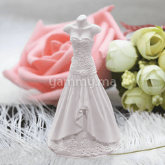 SET. 2 Moules Silicone pour la Robe de Mariage 3D