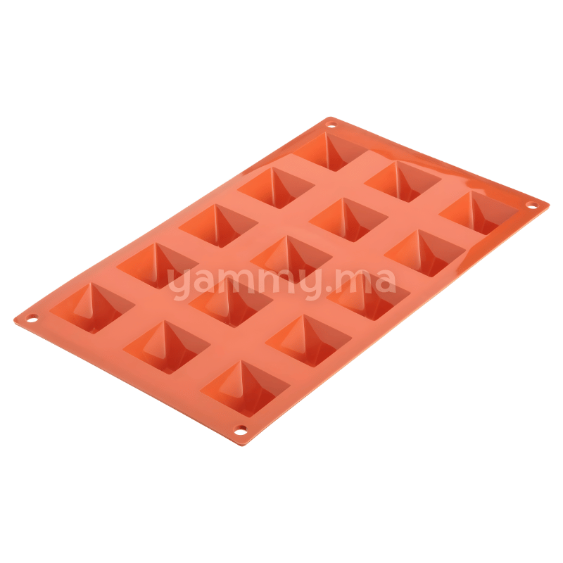 Moule Silicone 15 Mini Pyramides "D008"