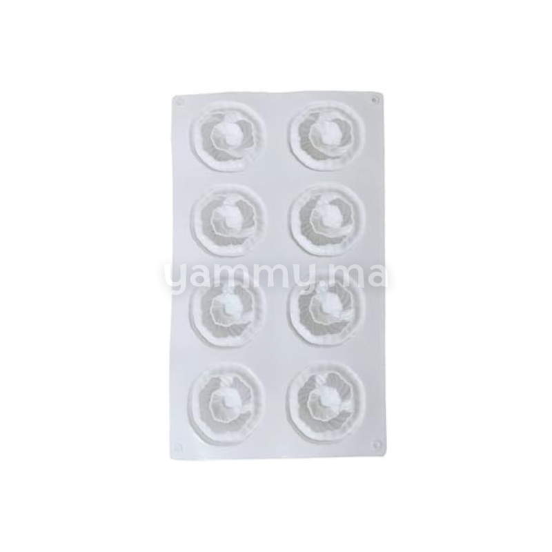 Moule Silicone 8 Savarine 3D