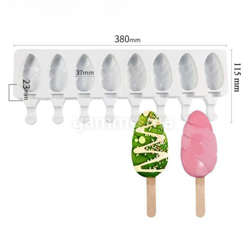 Moule à Glace Silicone 8 Mini Cavités