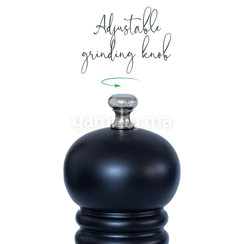 Moulin à Poivre Noir "BLACK" 20 cm - Lacor 64520
