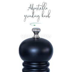 Moulin à Poivre Noir "BLACK" 20 cm - Lacor 64520
