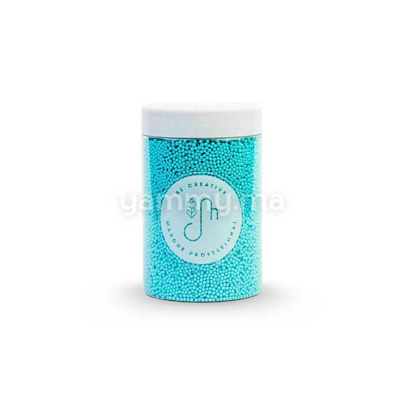 Nonpareils & Micro Perles Turquoise Ø 1 mm 140 gr - Marone