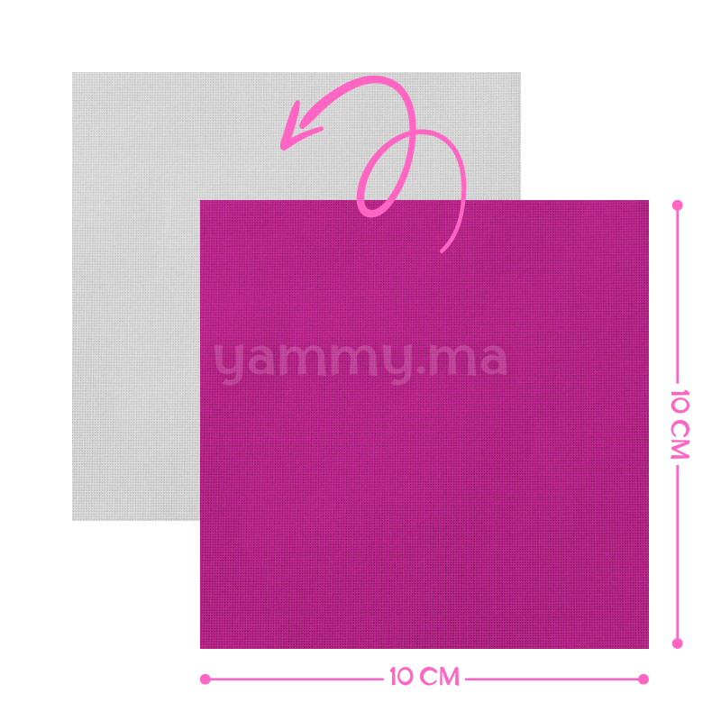 Emballage Pour Bonbons Fuchsia 100 feuilles 10 x 10 Cm