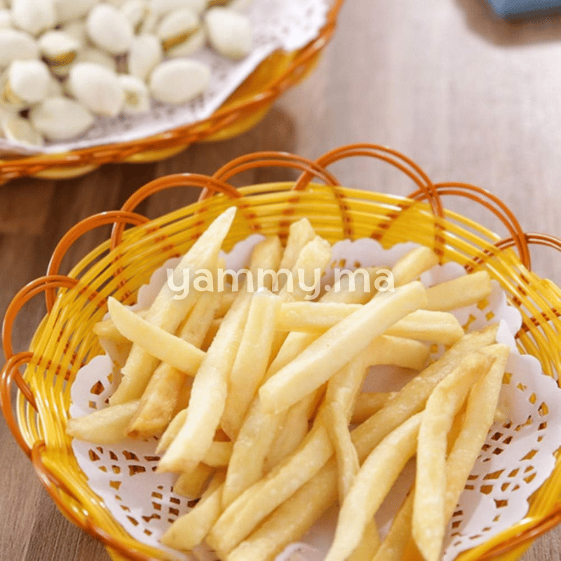 Papier Dentelle Blanc Ronde 9 cm 50 PCs