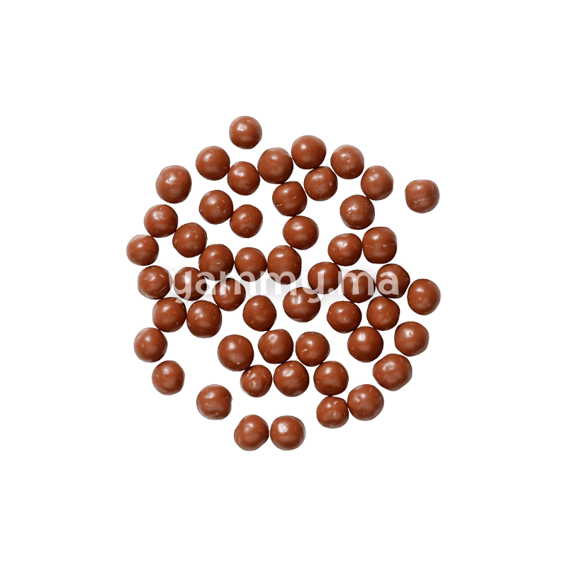 Perles Crunchy Chocolat au Lait "Agate" 4 mm 50gr (Repack) - Barbara Luijckx