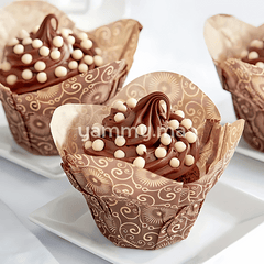 Perles Crunchy Chocolat Blanc "Opal" 4 mm 30gr (Repack) - Barbara Luijckx