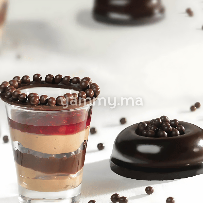 Perles Crunchy Chocolat Noir "Onyx" 4 mm 30gr (Repack) - Barbara Luijckx