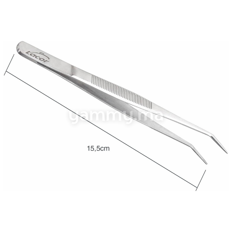Pince Angulaire de Précision en Inox 15.5 cm - Lacor 62865