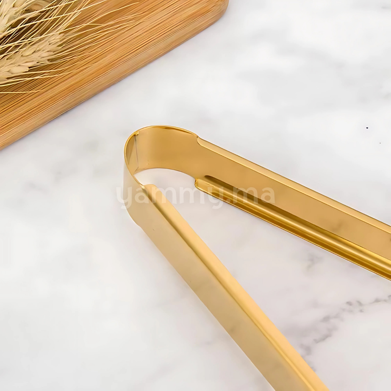 Pince de Service en Inox Doré 29 cm