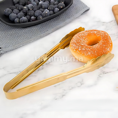 Pince de Service en Inox Doré 29 cm