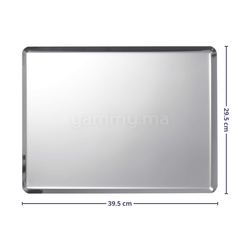 Plaque et Plateau à Pâtisserie en inox 30 x 40 cm