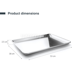 Plaque et Rotissoir à Pâtisserie en Aluminium 53x38 cm - Lacor 68466