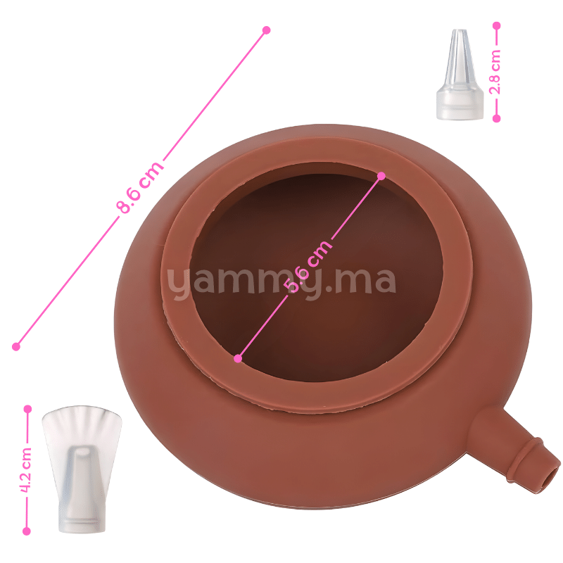 Poche Silicone avec 3 Mini Douilles