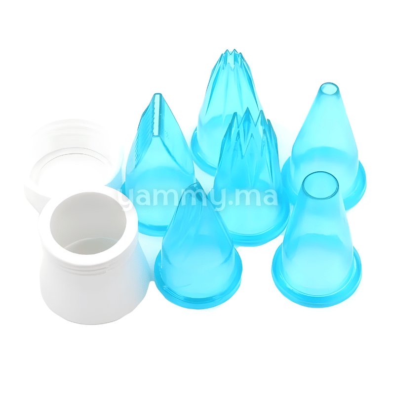 Poche à Decorer en Silicone + 6 Douilles