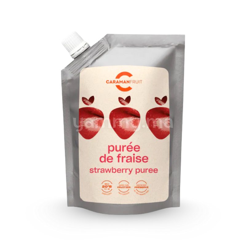 Purée de Fraise 1 kg - Caraman Fruit