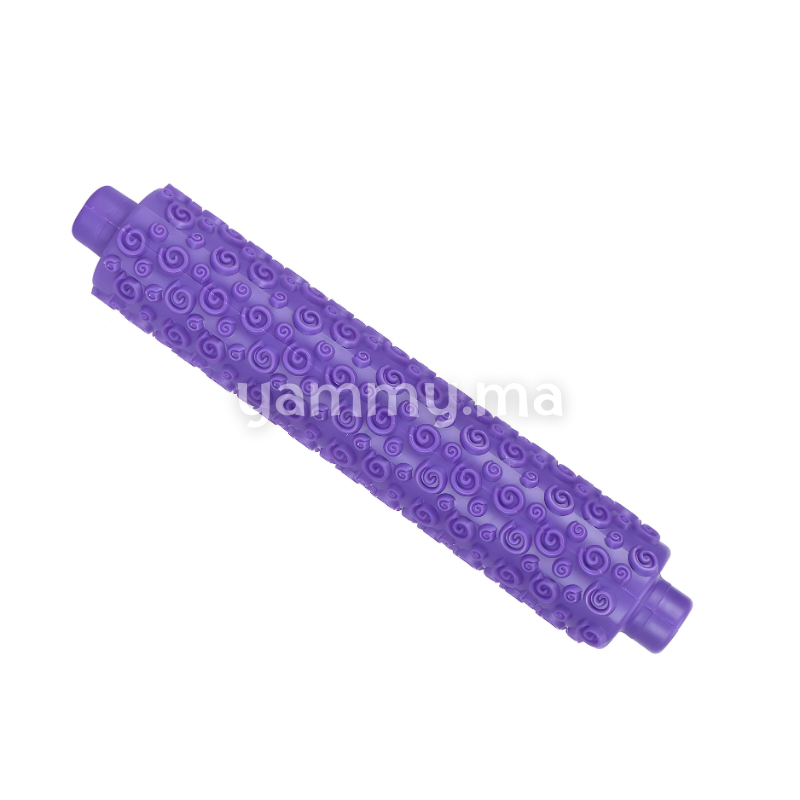 Rouleau à Pâtisserie avec Empreintes Spirales pour pâte à Sucre