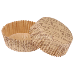 SET. 20 Caissettes à Tartelette Ronde en Papier kraft 9 cm