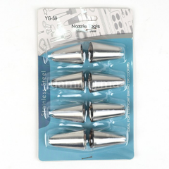 SET. 8 Douilles Pâtisserie en Inox