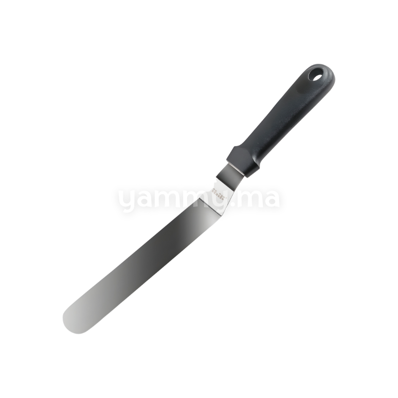 Spatule Coudée "Ecoprof" en Inox 20 cm - Ibili