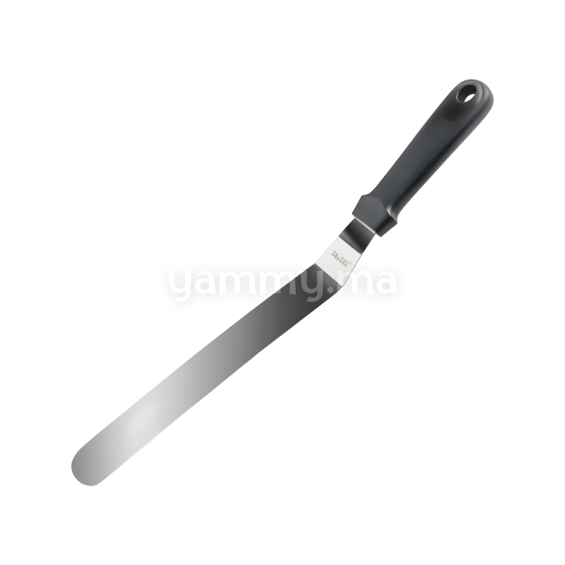 Spatule Coudée "Ecoprof" en inox 25 cm - Ibili
