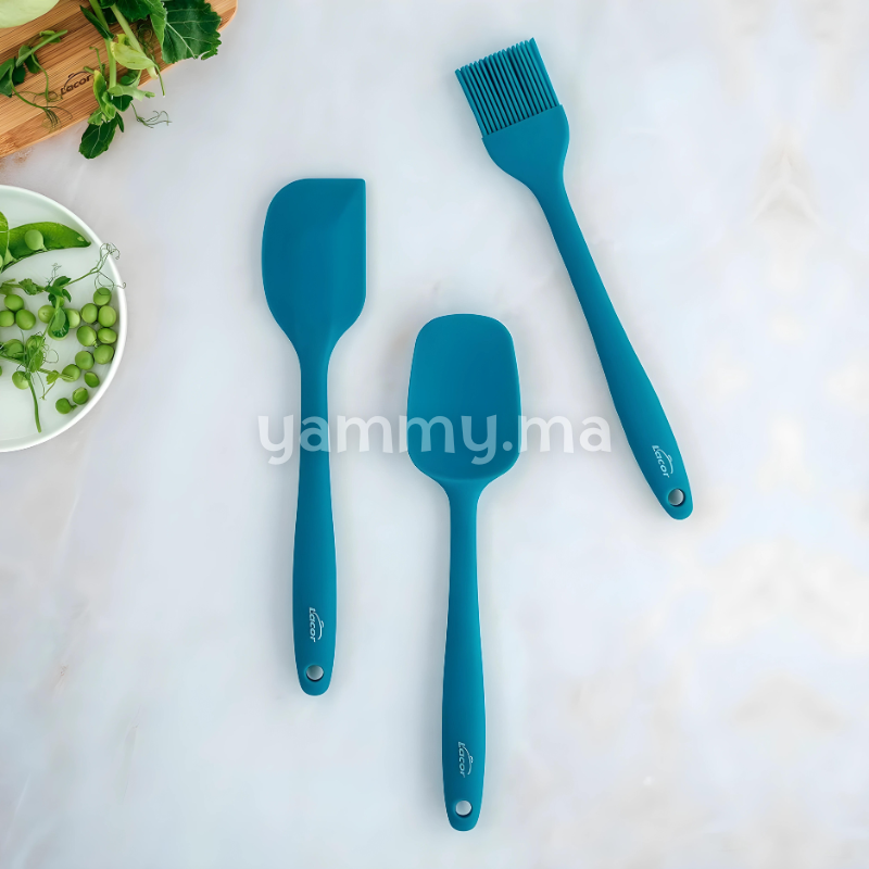 Maryse et Spatule en Silicone Bleu 27.5 cm - Lacor 64454