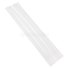 SET.10 Tiges Support Gâteau en Plastique Blanc 34 cm