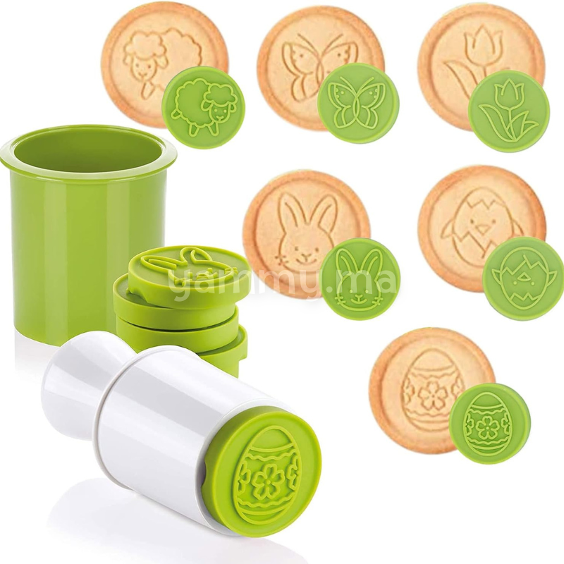 Set 6 Emporte-pièces à Biscuits Thème Paque