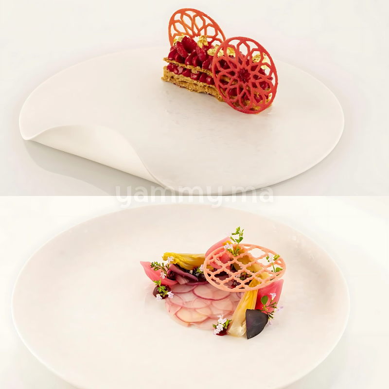 Moule Silicone Tapis Cercles Ambre (x30)