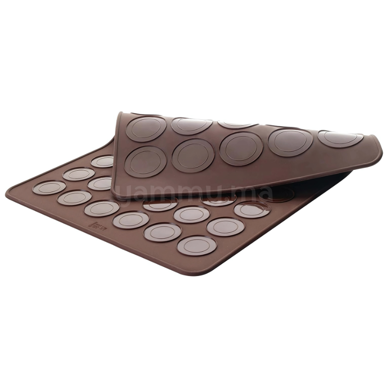 Tapis en Silicone Double Face pour Macarons 39x29 cm - Lacor 66753