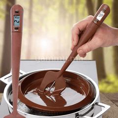 Spatule Thermomètre, Thermomètre Numérique au Chocolat Thermomètre de Cuisson Digital pour Le Chocolat, Les Crèmes, Les Sauces, Les Confitures et Les Sirops
