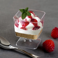 SET. 12 Verrines sur Pied Carré 60ml