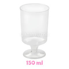 SET. 6 Verrines sur Pied Rond 150ml GA167