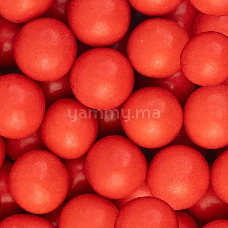 XXL Boules Chocoballs Rouge Brillant Ø 10 mm 125 gr - Marone