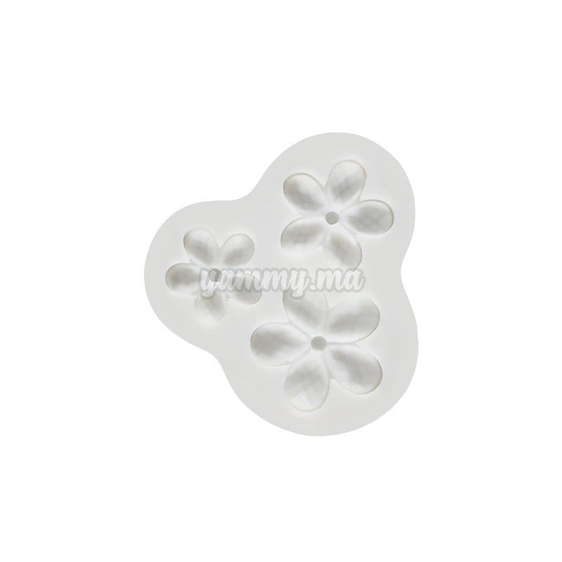 Moule Silicone 3 Fleurs