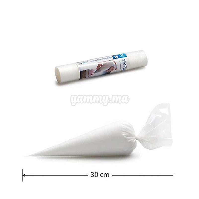 Poches Patissiere Transparent 30 cm x 10 pcs - One Way