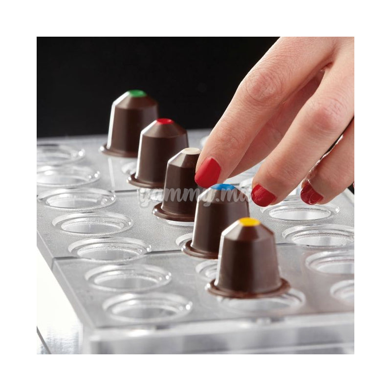 Moule Chocolat en Polycarbonate Kapsule "PC36" - Pavoni