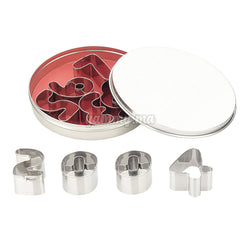 Emport-pièces Numéros en Inox 9 pcs - Ibili 702400