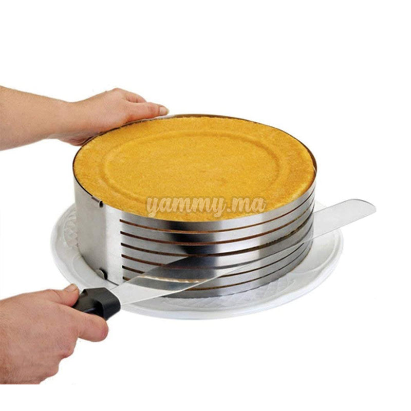 Guide Coupe-gateaux en couches en Inox - Ibili 731200