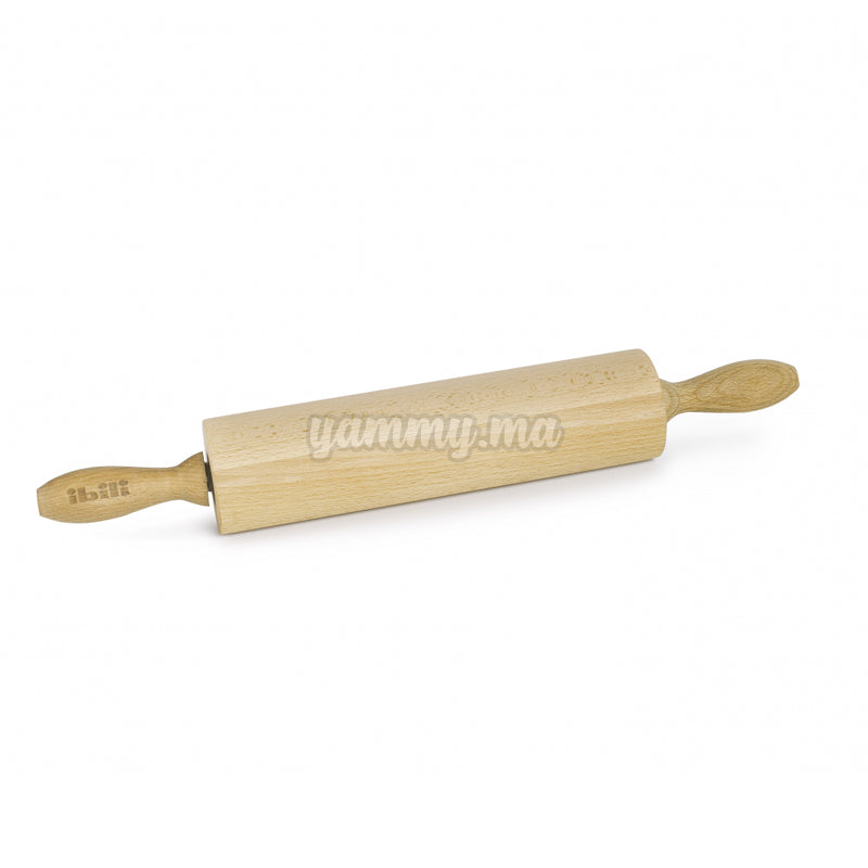Rouleau à Pâtisserie en bois 43 x 6.5 cm - Ibili 747930
