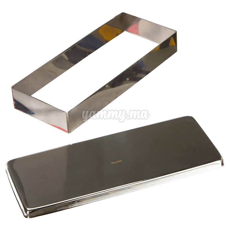 Moule à Nougat 9 x 22 x h 3 cm en inox - Ibili 753100