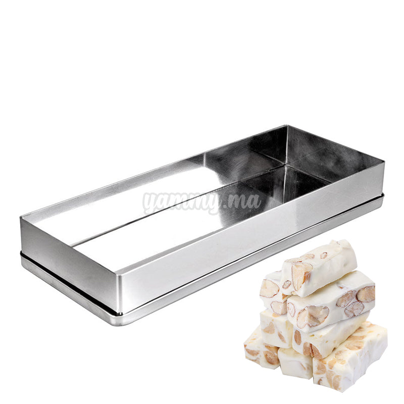 Moule à Nougat 9 x 22 x h 3 cm en inox - Ibili 753100