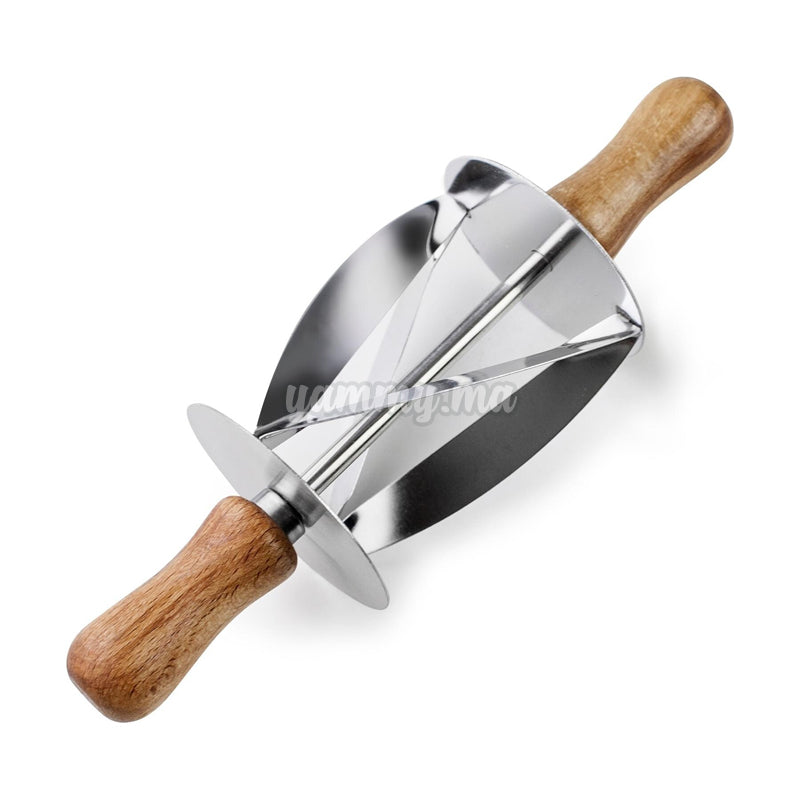 Rouleau Coupeur de Petits Croissants 9 cm - Ibili 787701