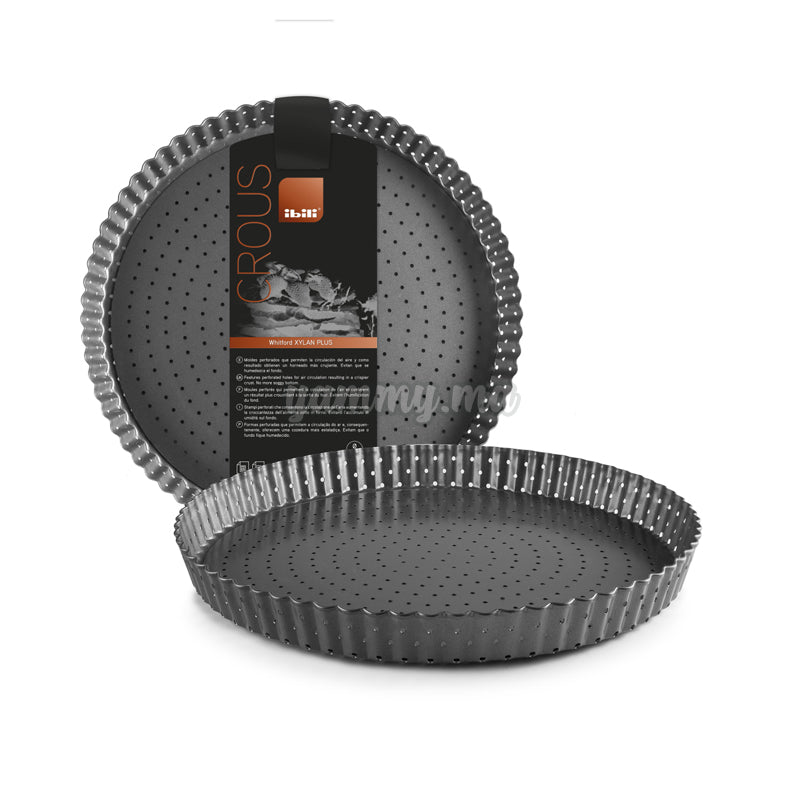 Moule à Tarte Dentelé Perfpré 28 cm - Ibili 835328