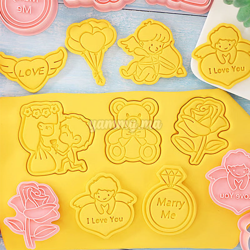 EMPORTE-PIÈCES THÈME AMOUR LOVE