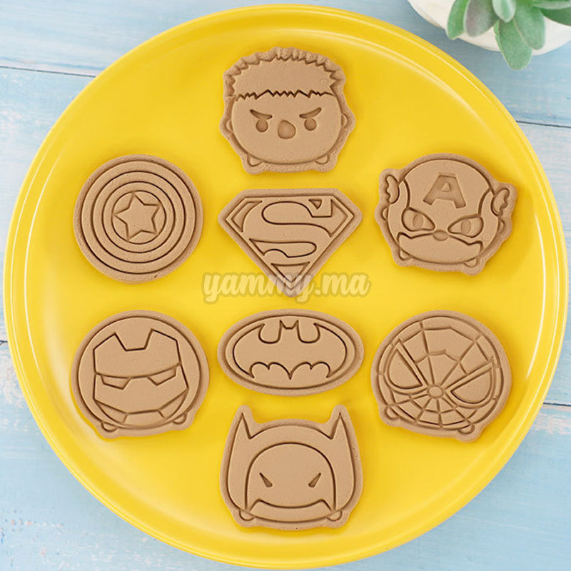 Emporte-Pièces Super Héros Décorations de Biscuit