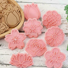 Emporte-pièce et découpoirs fleurs pour pâtisserie